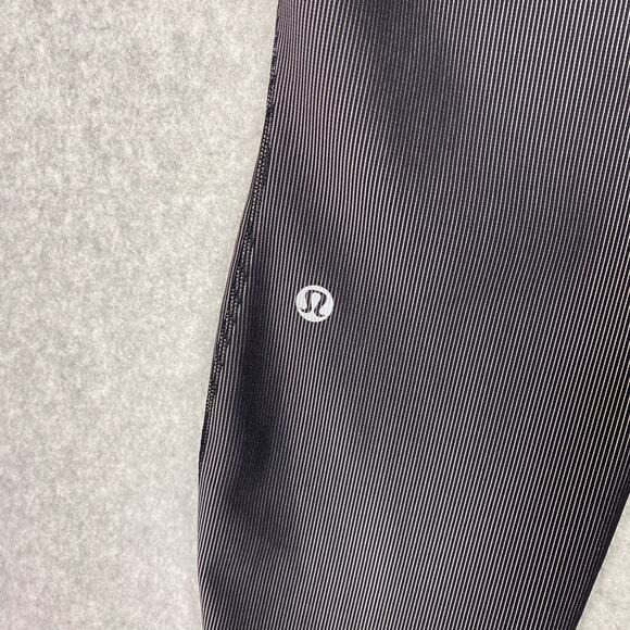 Lululemon Base Pace High-Rise Tight 25" Women's Size 10 in Two-Tone Ribbed - Picture 7 of 10